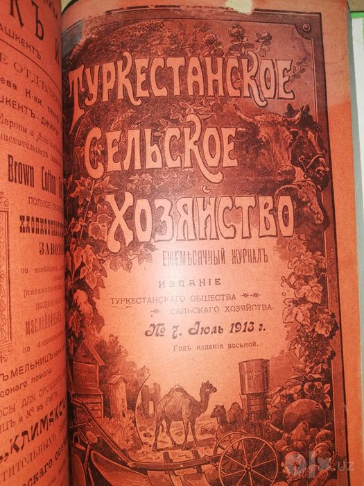 "Туркестанское сельское хозяйство"  1.913г.