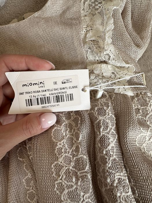 Miomini - rochie bebe 9-12 luni