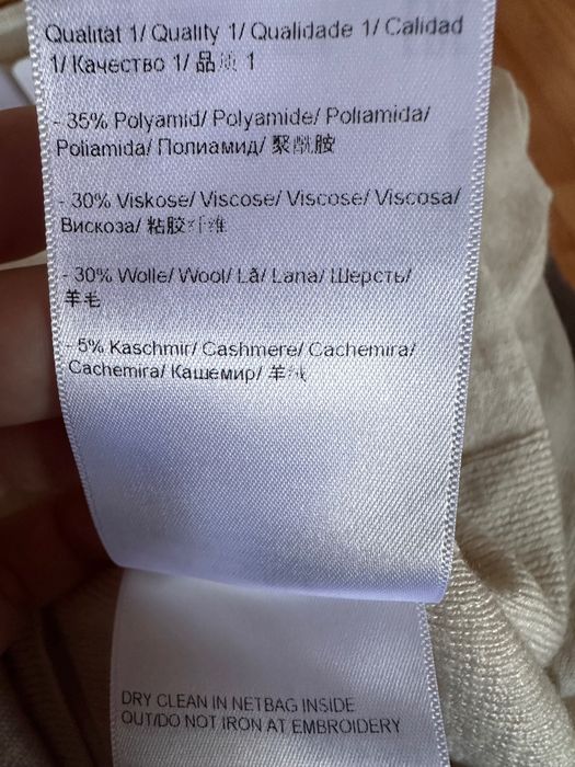 Vesta/top Escada, lana/vascoza/casmir/poliamida, L