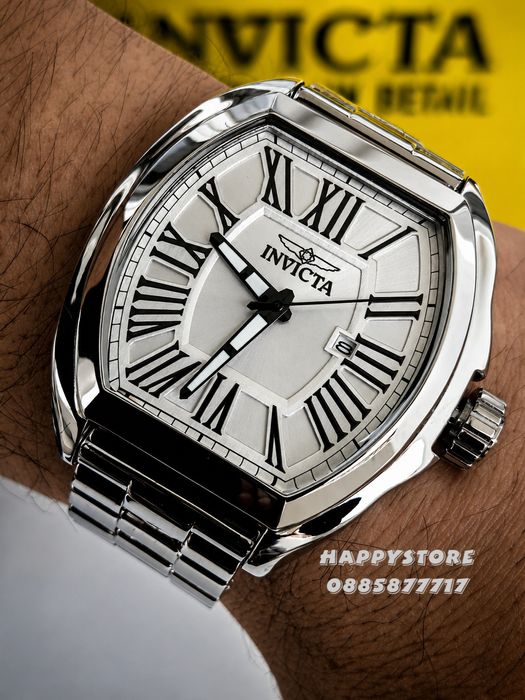 INVICTA Shadow Silver 48 mm, Инвикта нов мъжки часовник