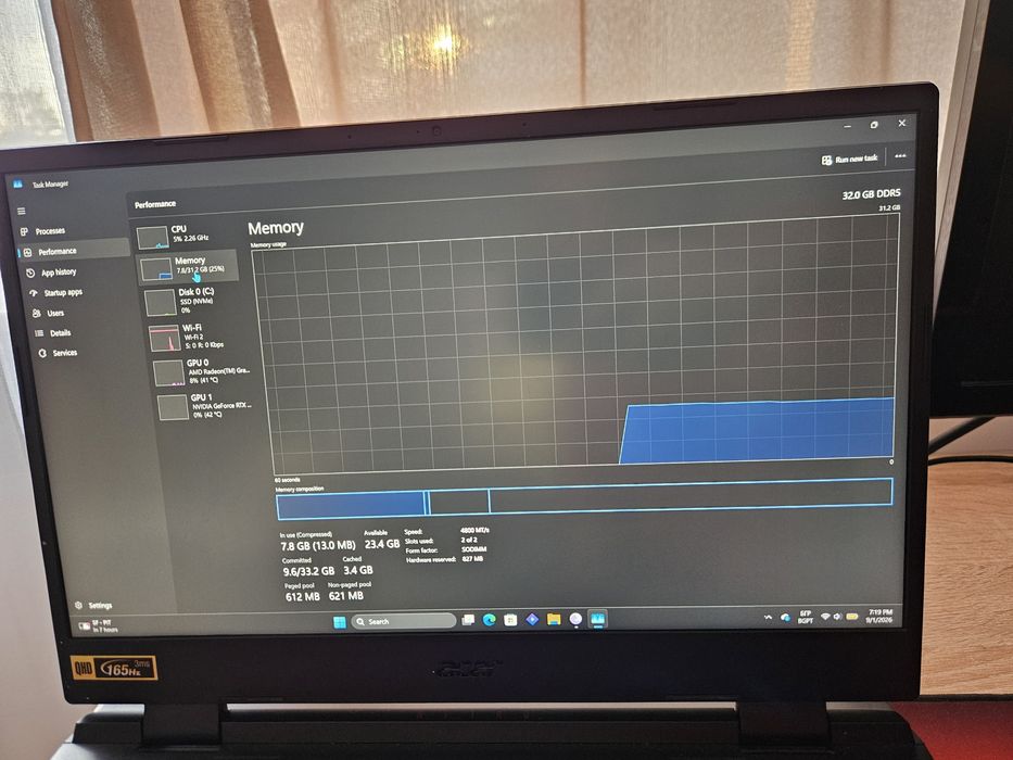 Acer nitro 5 RTX 3070