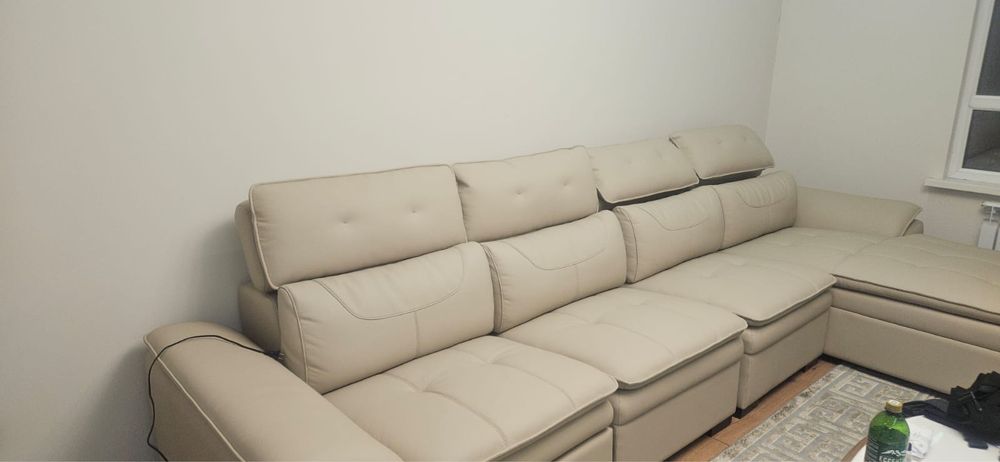 Диван кожанный  большой