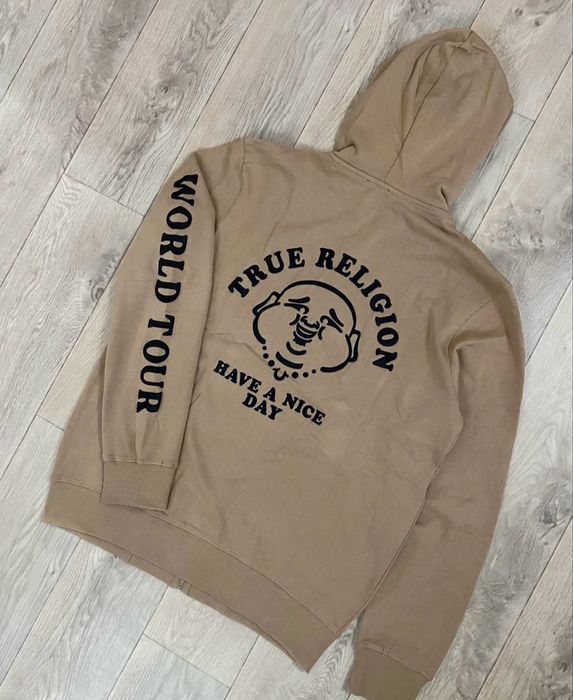 True religion zip hoodie size L