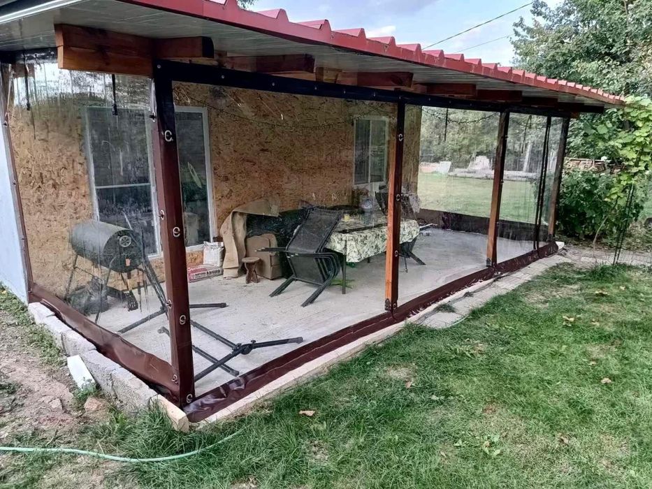 Ветроупорни завеси,тенти,сенници,лентови завеси.