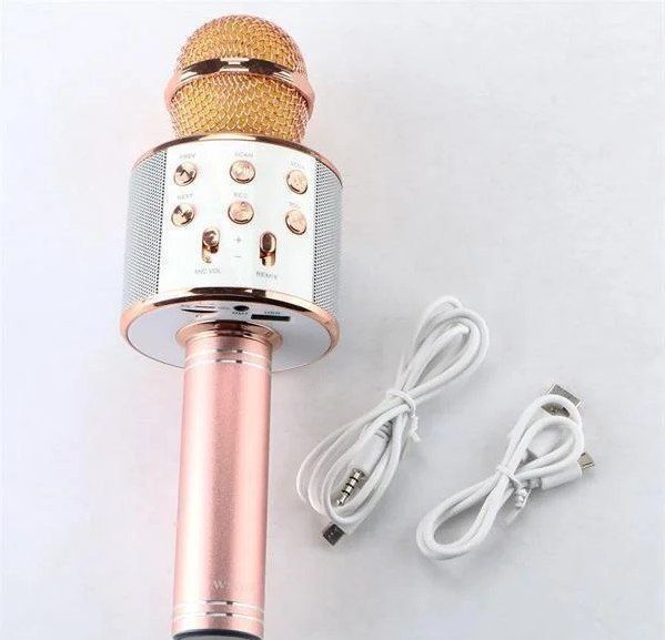 Ручной микрофон беспроводной с аудио модулем