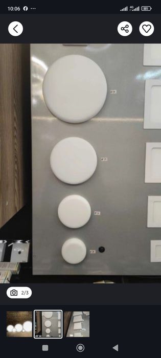 Акрил лед панел светодиодние лёд лампа