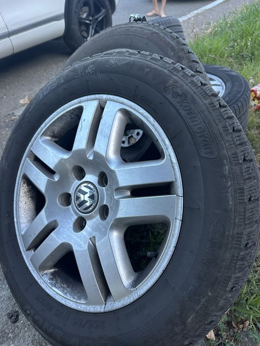 Jante vw 5x130 touareg cu anvelope 255 55 18