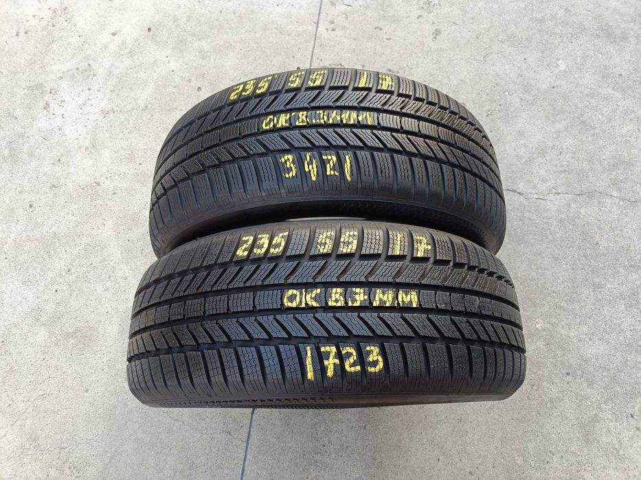 Doua anvelope iarna 235 55 17 continental wintercontact TS 870P profil 8,5 mm