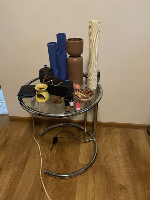 Masa retro design sticla bauhaus