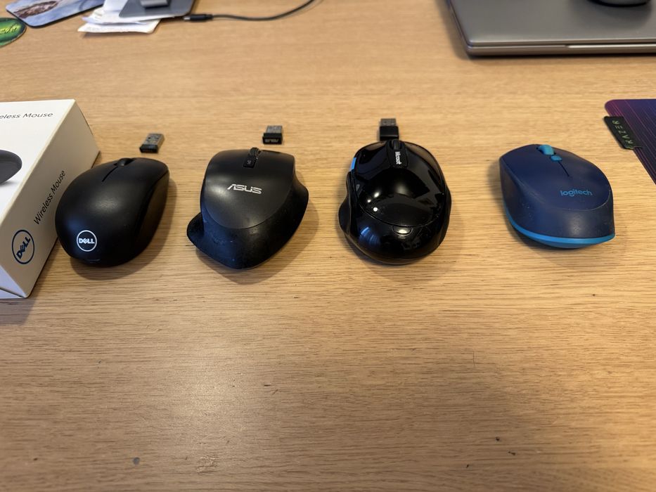 Lot 4 mouse wireless bluetooth/usb