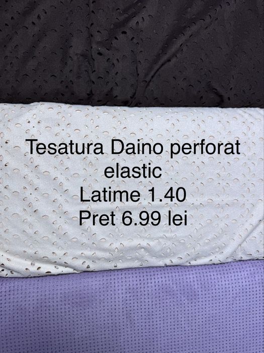 Tesatura Daino, perforat, elastic