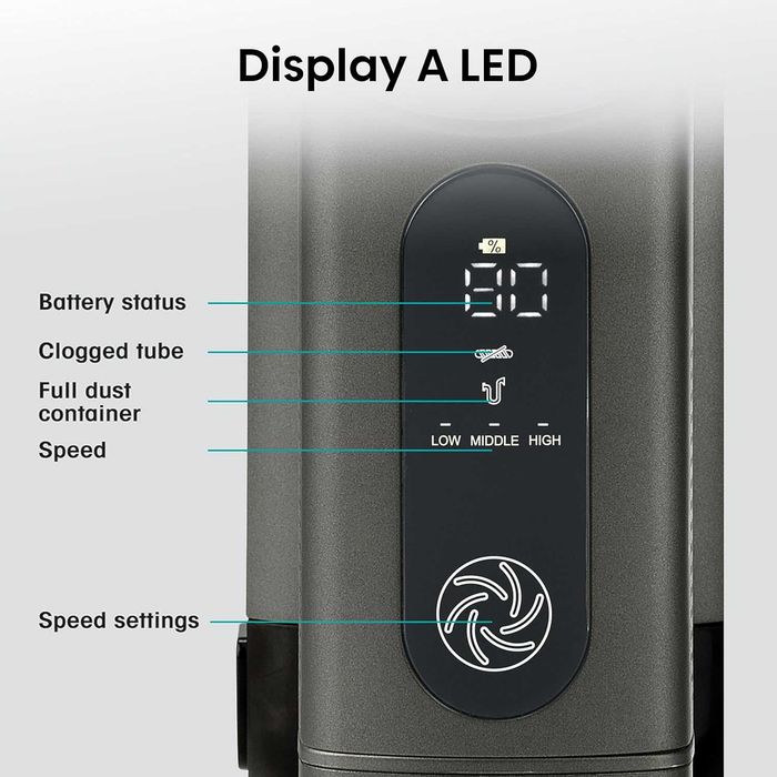 Вертикална прахосмукачка Hisense Hi Move III HVC6463DA (Черна) 400W