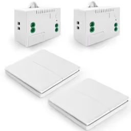 Безжичен кинетичен ключ за светлина 10A  RF ключ с реле приемник