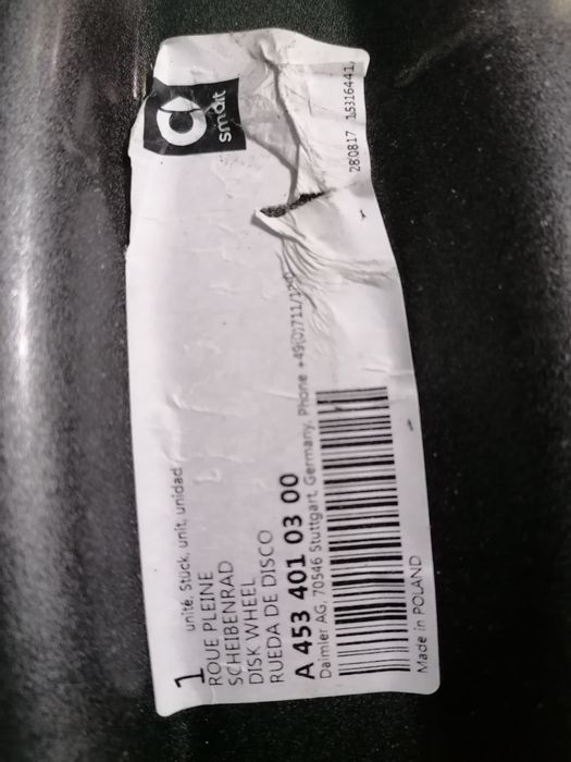 15 Цола, Смарт, Smart W453