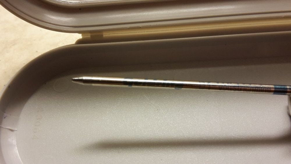 GOLDRING-Стара сребърна писалка и златно покритие