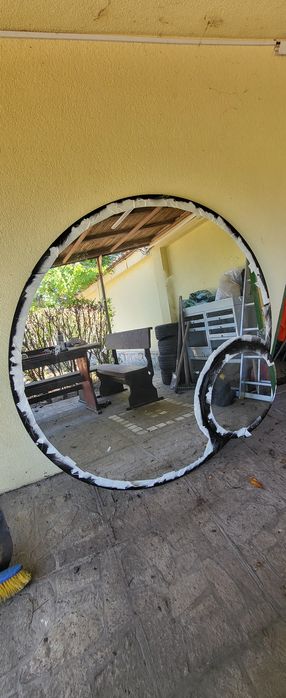 Кръгло огледало за стена ф150