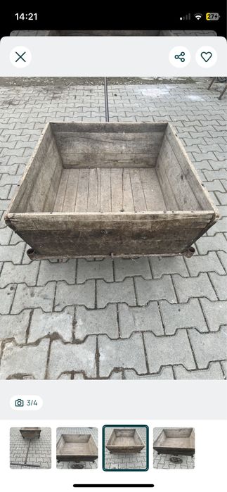 Carut din fier pentru gradina