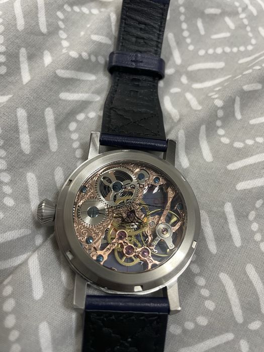 Ceas Pegoud Pilot Blue