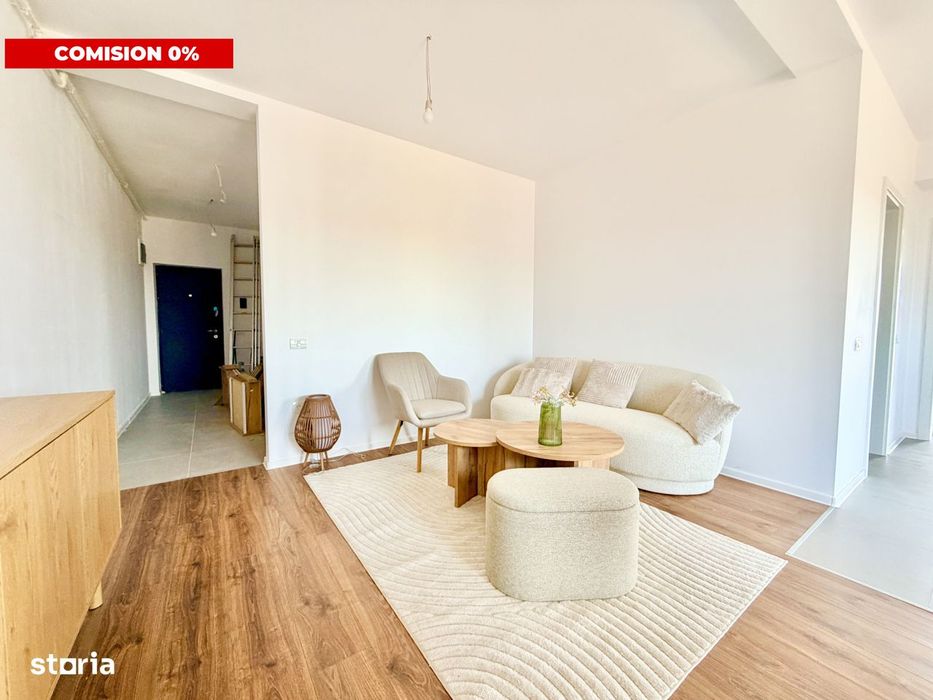Apartament spatios - 2 camere - 53 mp utili - balcon 20 mp - Mosnita — fotografia 1