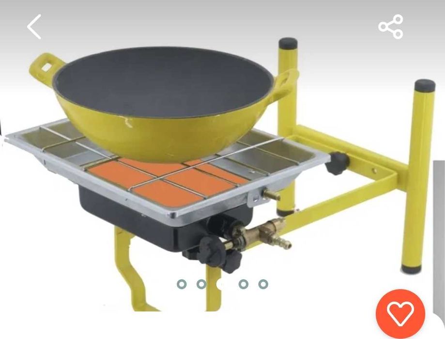Газова печка за отопление с стойка 3000w