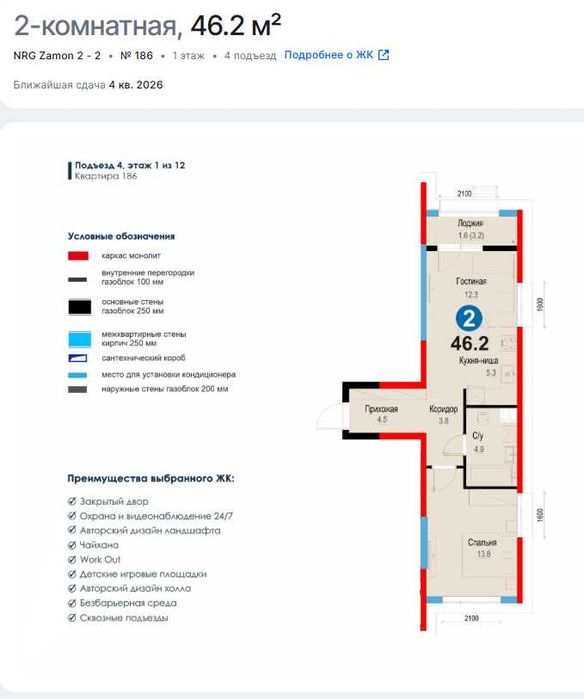 купи ПЕРВЫМ от застройщика 2ком.квартира в ЖК по линии МЕТРО.ИПОТЕКА(8