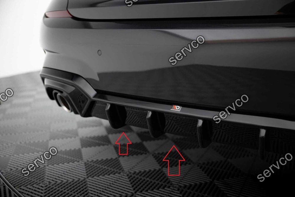 Prelungire difuzor bara spate compatibil cu Bmw Seria 3 M-Pack G20 / G21 2018-2022 v24 - Maxton Design
