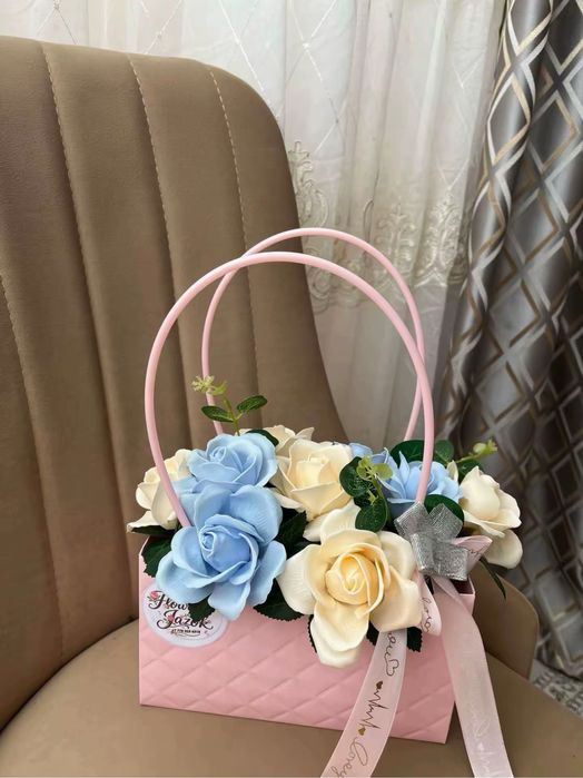 Цветы из мыльных роз!