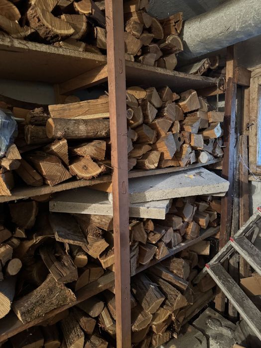 5 кубика акация (салкъм) нацепени и сухи готови за зимата