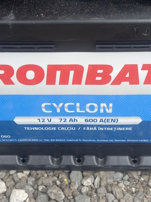 Baterie auto  ROMBAT 12v-72Ah, an 2024
