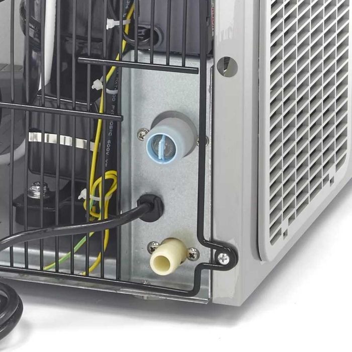 Ледогенератор за 45кг лед за 24 часа-водно охлаждане-съхранение до 7кг