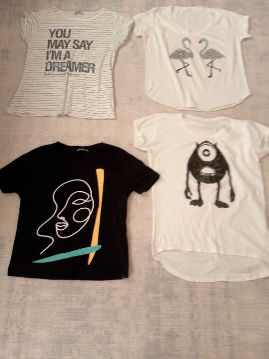 14 нови тениски и потници по 4лв. Waikiki