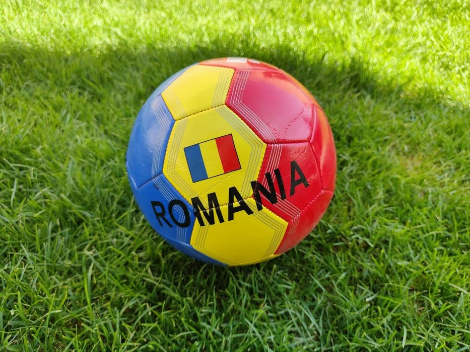 Minge fotbal Romania Piele Ecologica , nou sigilat