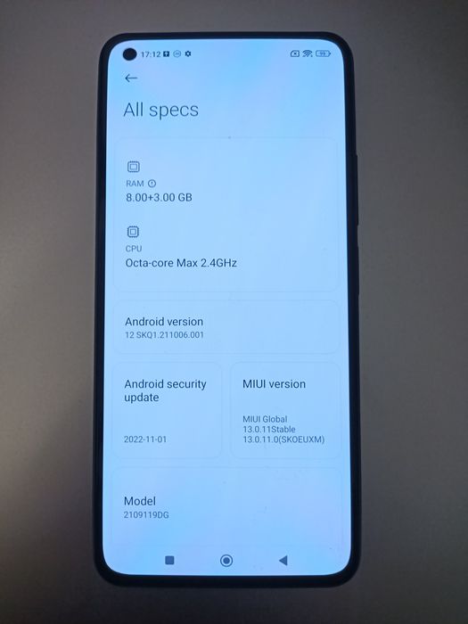 Xiaomi 11 Lite -excelent