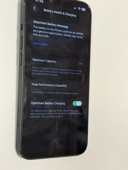 Iphone 14  77% капацитет