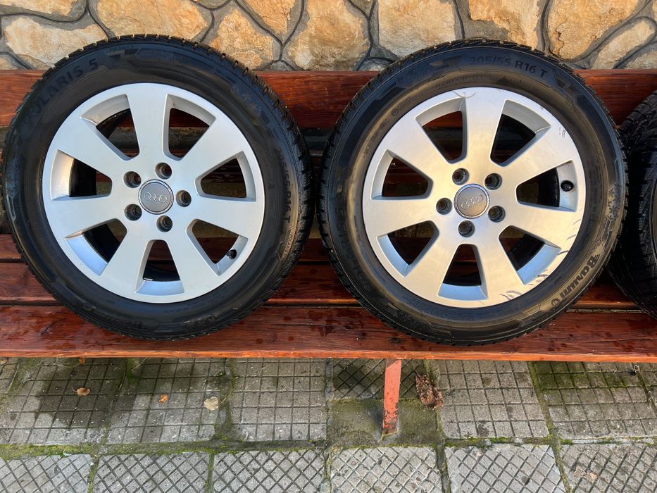 Djanti s gumi 16 5x112 Audi Originalni Джанти с гуми 16 5х112 Ауди Ори