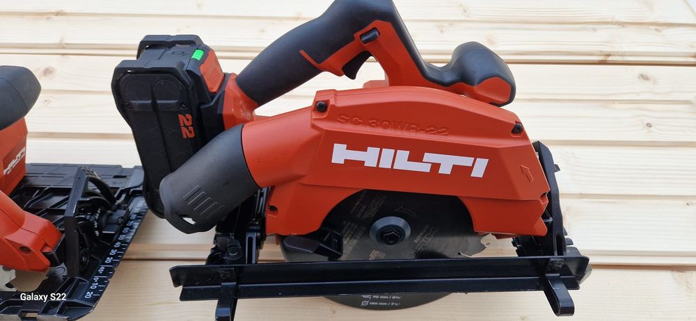 Hilti circular pe acumulator
