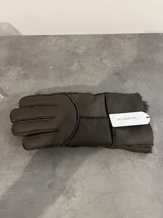 Mănuși de iarnă din piele - maro - marimi  S, M, L - noi