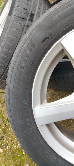 Vând set jante și anvelope vara 205 55r16