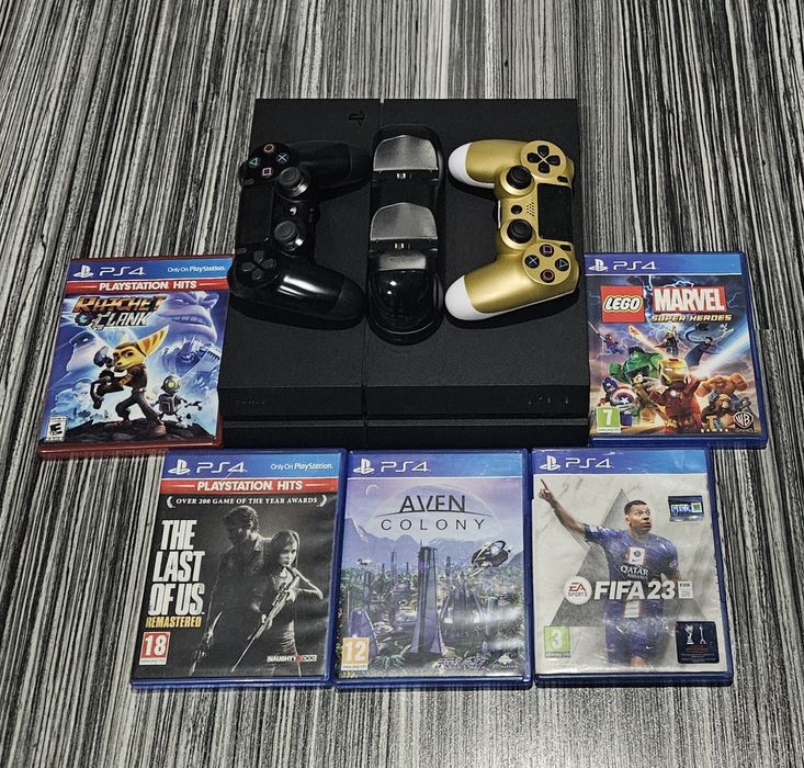 Consola Sony 1 tb  ps 4 +5 jocuri