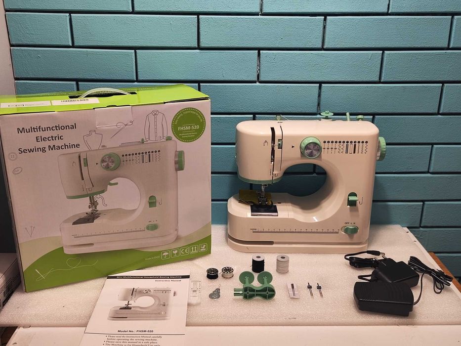 JoyGeek Лека шевна машина за шиене и пачуърк с различни шевове