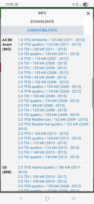 Intercooler Audi A4 B8  2.0