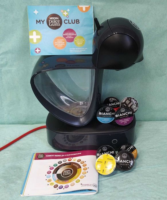 Кафемашина с гаранция 1 година NESCAFÉ® за капсули Dolce Gusto Krups Infinissima.Black