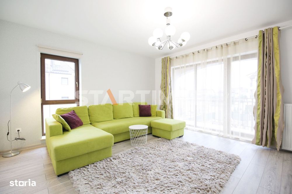 Apartament mobilat 3 camere cu parcare subterana