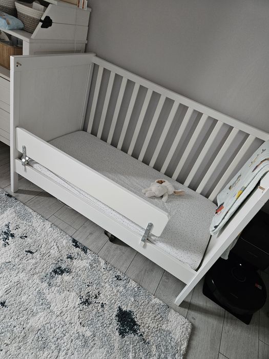 Vand patut Ikea, saltea cocos si protectie laterala