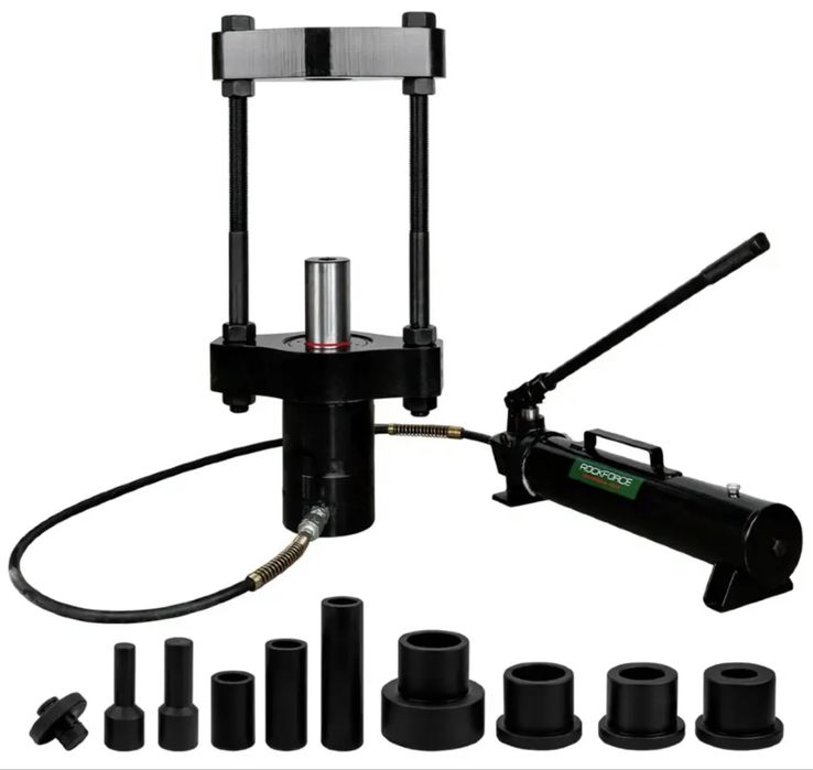 Мобилна хидравлична преса скоба за шенкелни болтове 75 тона