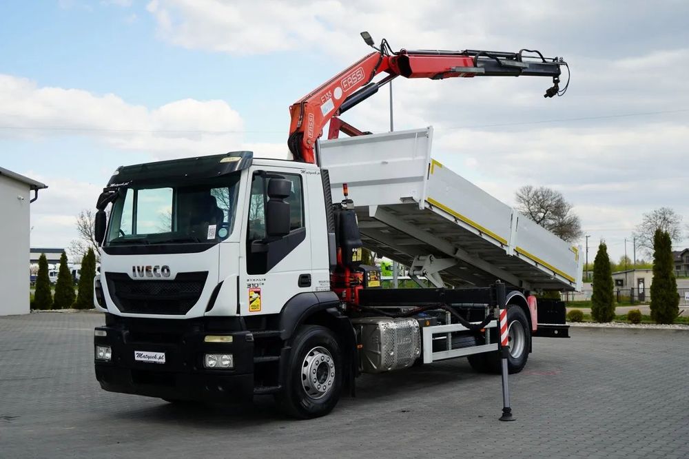 Iveco STRALIS / 310 / 4x2 / BASCULĂ - 5,3 M / HDS FASSI 135 - 8 M / EURO 6