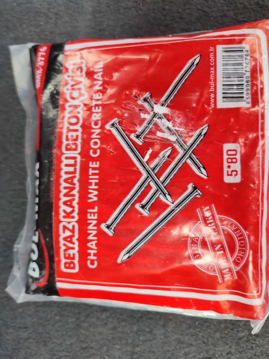 Cuie Beton 5x80 mm  & 3,5x50 mm