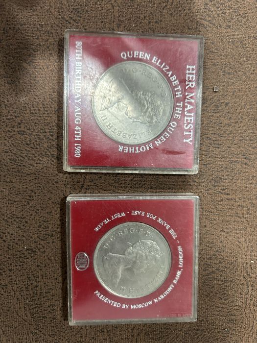 Набор юбилейных крон Великобритании