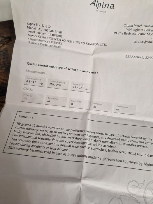 Alpina startimer pilot automatic cronograf