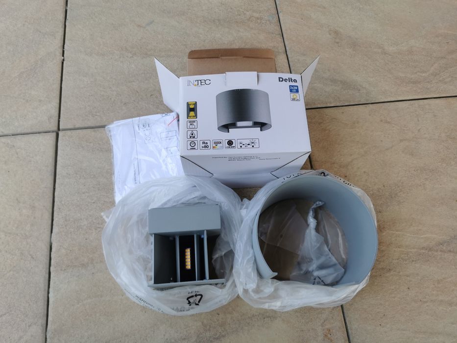 Aplică exterior Delta 2× 3w led / 500 lm.
